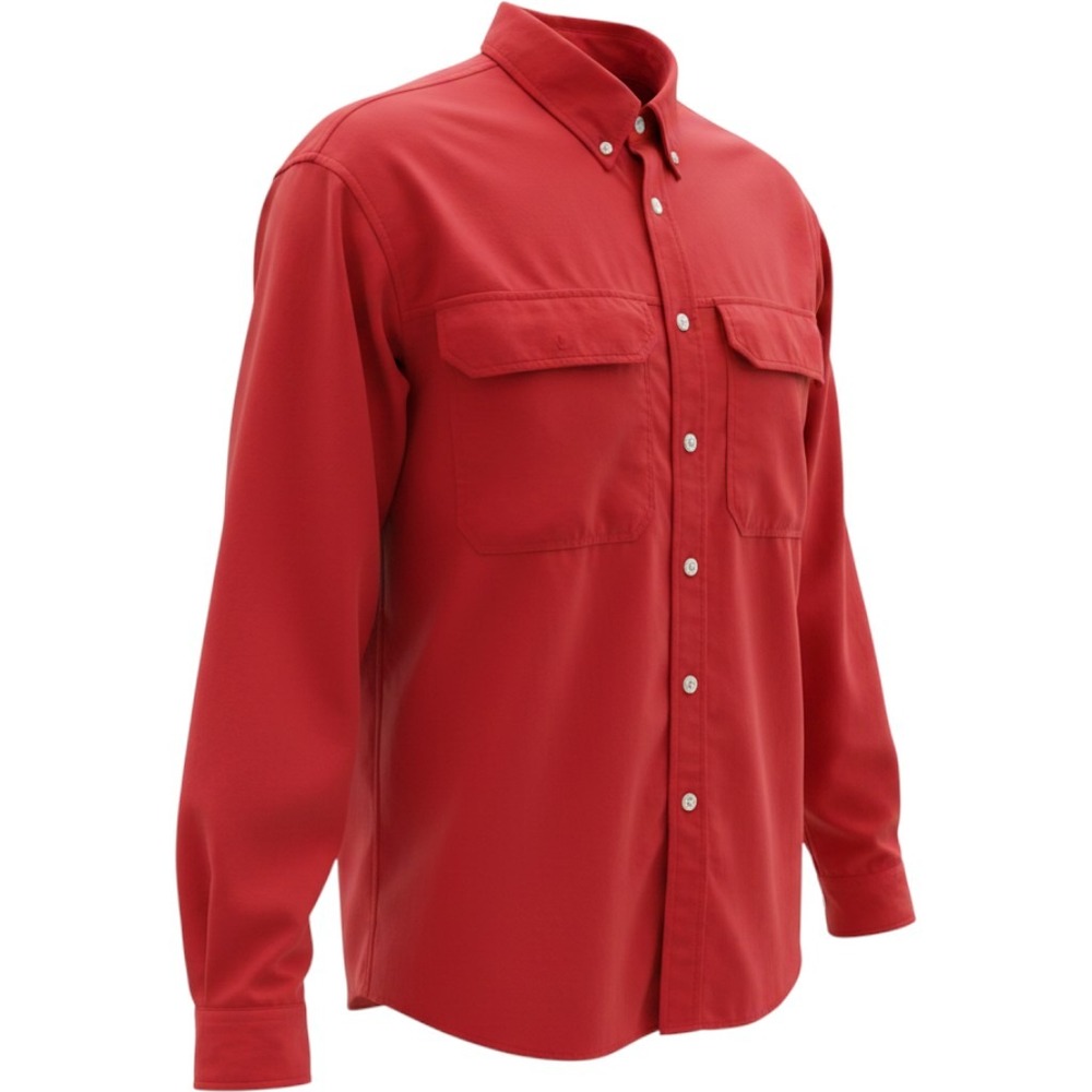 REI Sahara Button Down Mens XXL Rust Hiking Camping Outdoor Fishing Sun Shirt